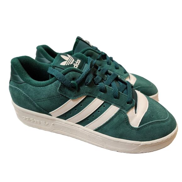 Adidas Rivalry Low Sneakers – Men’s Size 10 | Green/White | Unworn - Picture 1 of 8
